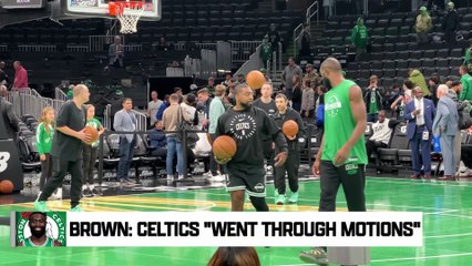 Jaylen Brown: Celtics "went through motions"