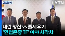 내란 청산 vs 줄세우기...'헌법존중 TF' 여야 극명한 시각차 / YTN