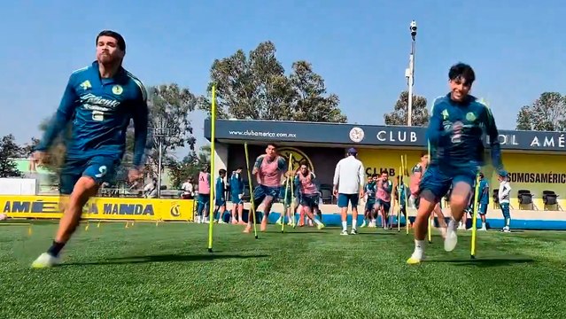 América se entrena en Coapa con la serie ante Rayados en la mira