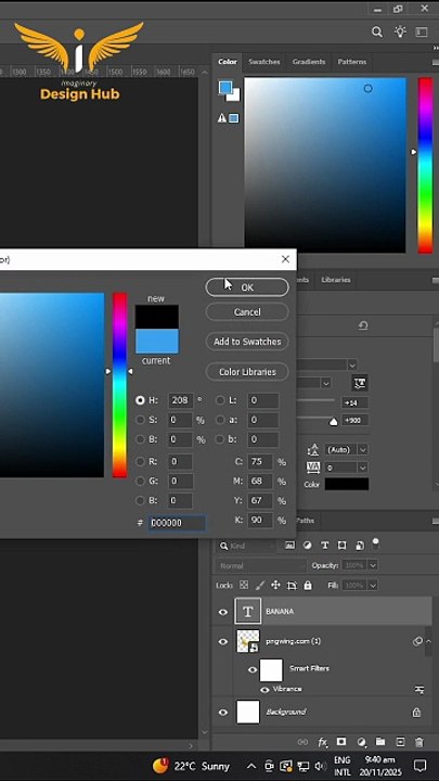 Crazy Photoshop Trick Write Text Inside Any Object #shorts #photoshop #dailymotionshorts #gfx #trending