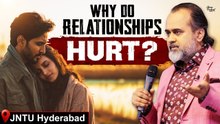 Why Does Love Hurt So Much? || Acharya Prashant, JNTU Hyderabad (2025)