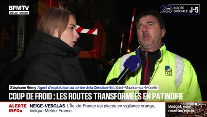 Grand froid: des opérations de salage dans les Vosges