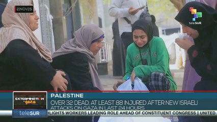 PALESTINE l Over 32 dead, at least 88 injured after Israeli attacks on Gaza