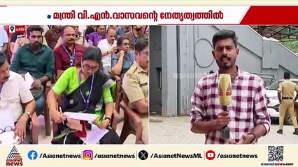 പമ്പയിൽ ശബരിമല അവലോകന യോഗം തുടങ്ങി; ദേവസ്വം മന്ത്രിയുടെ നേതൃത്വത്തിലാണ് യോഗം