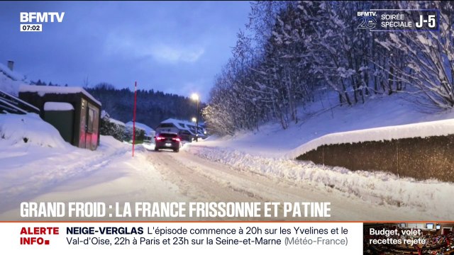 Grand froid: 8 départements placés en vigilance orange neige et verglas