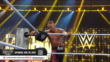 WWE SMACKDAWN 21 NOVEMBER 2025 CARMELO HAYES VS BRONSON BREED FULL MATCH