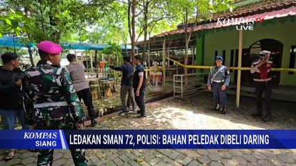 Polisi Sebut Bahan Peledak Dibeli Melalui Daring | KOMPAS SIANG