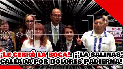 🔥🚨¡LE CERRÓ LA BOCA! ¡LA SOBRINA de SALINAS es CALLADA por DOLORES PADIERNA por ATACAR A LA 4T!