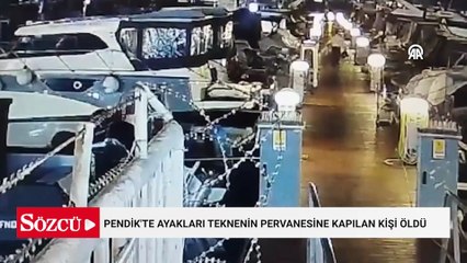 Pendik'te ayakları teknenin pervanesine kapılan kişi öldü