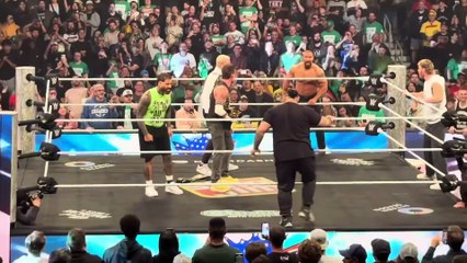 Cody Rhodes Jey Uso & CM Punk Brawl With The Vision - WWE Raw 11/10/2025