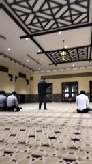 beautiful view of dubai city centre mosque