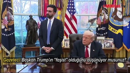 Beyaz Saray’daki görüşmeye ‘faşist’ sorusu damga vurdu!