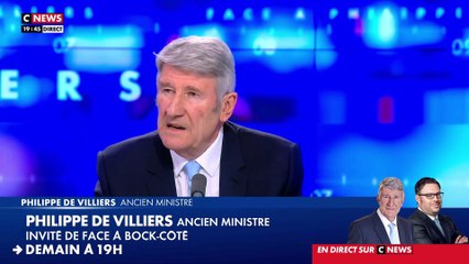 La grosse colère de Philippe de Villiers hier soir contre le chef d'état-major des Armées françaises