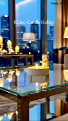 Kitten Candle Holder UAE | Cute Home Decor Items Dubai Online