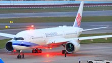 Video shows object being sucked into A350 engine during towing in Taiwan