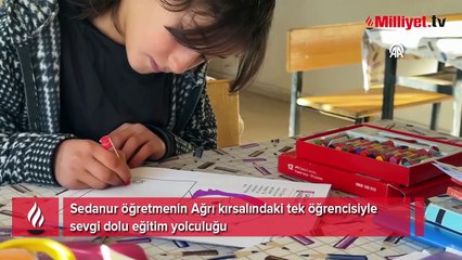 İstanbullu öğretmenin Ağrı Dağı'nın eteğindeki fedakarlığı: İlk göz ağrım