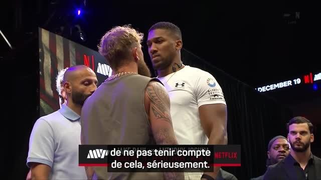 Boxe - Anthony Joshua prévient Jake Paul : Je vais lui casser la figure et lui démolir le corps
