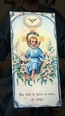 El niño Jesús en viejas postales navideñas