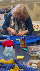 Brescia -  Cosa ci fanno 1000 coperte con i colori dell’Europa ..(22.11.25)