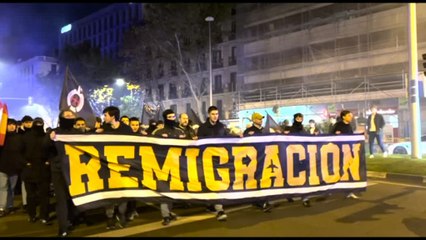 L'estrema destra marcia a Madrid per l'anniversario della morte di Franco