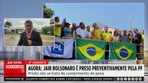 URGENTE: Jair Bolsonaro é levado à superintendência da PF; Hirsh e Almeida avaliam prisão preventiva