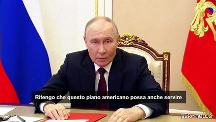 Putin: il piano Usa può essere la base per un accordo di pace