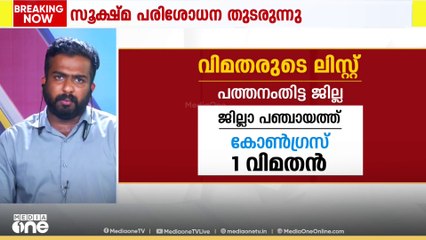 തദ്ദേശ തെരഞ്ഞെടുപ്പിലേക്കുള്ള നാമനിർദേശ പ്രതികകളുടെ സൂക്ഷ്മ പരിശോധന തുടരുന്നു