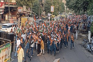 अलवर में पहुंची ‘सरदार पटेल @150 यूनिटी मार्च’ की गंगा प्रवाह यात्रा