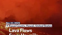 Lava Flows From Hawaii’s Kilauea Volcano