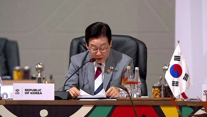 이 대통령, G20서 '포용성장' 3대 해법 제안..."선순환재정·다자무역·개발협력" / YTN