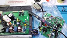 Gree dc inverter ac PU E6 error code BABAR PCB  BABAR PCB inverter ac PCB repairing workshop