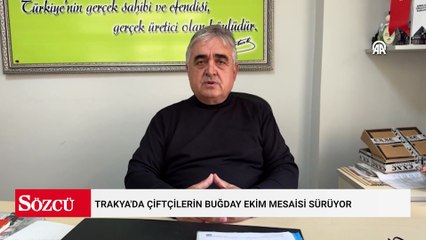 Çiftçilerin buğday ekim mesaisi sürüyor