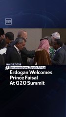 Erdogan Welcomes Prince Faisal At G20 Summit