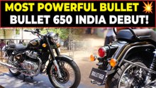 Bullet 650 First Look in India! Motoverse 2025 Goa | Specs, Features, Colours & Launch Timeline
