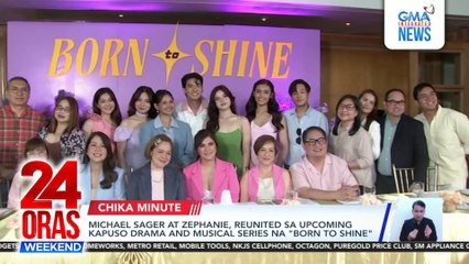 Michael Sager, Zephanie team up again in “Born to Shine” | 24 Oras Weekend