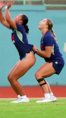 Belles touches en rugby féminin