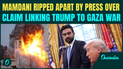‘IS TRUMP BEHIND THE GAZA BLOODSHED?’: Mamdani TORCHED by Reporters as He Defends Explosive Remark