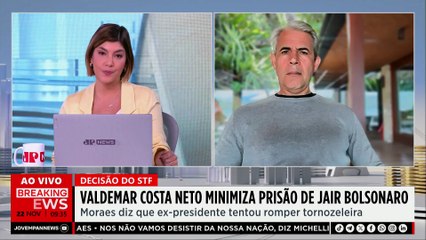 Presidente do PL minimiza prisão preventiva de Jair Bolsonaro