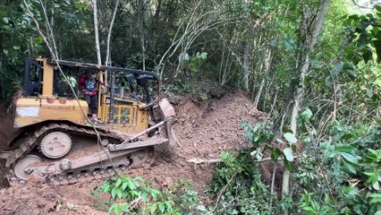 Palm Terrace Opening Project Using D6R XL Heavy Equipment