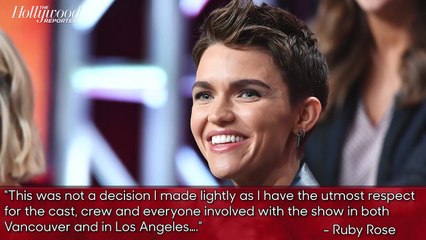 Ruby Rose Shockingly Exits Title Role of CW's 'Batwoman' | THR News