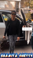 Bollywood Actress Shamita Shetty Arrived at Beauty's Saloon 🥰