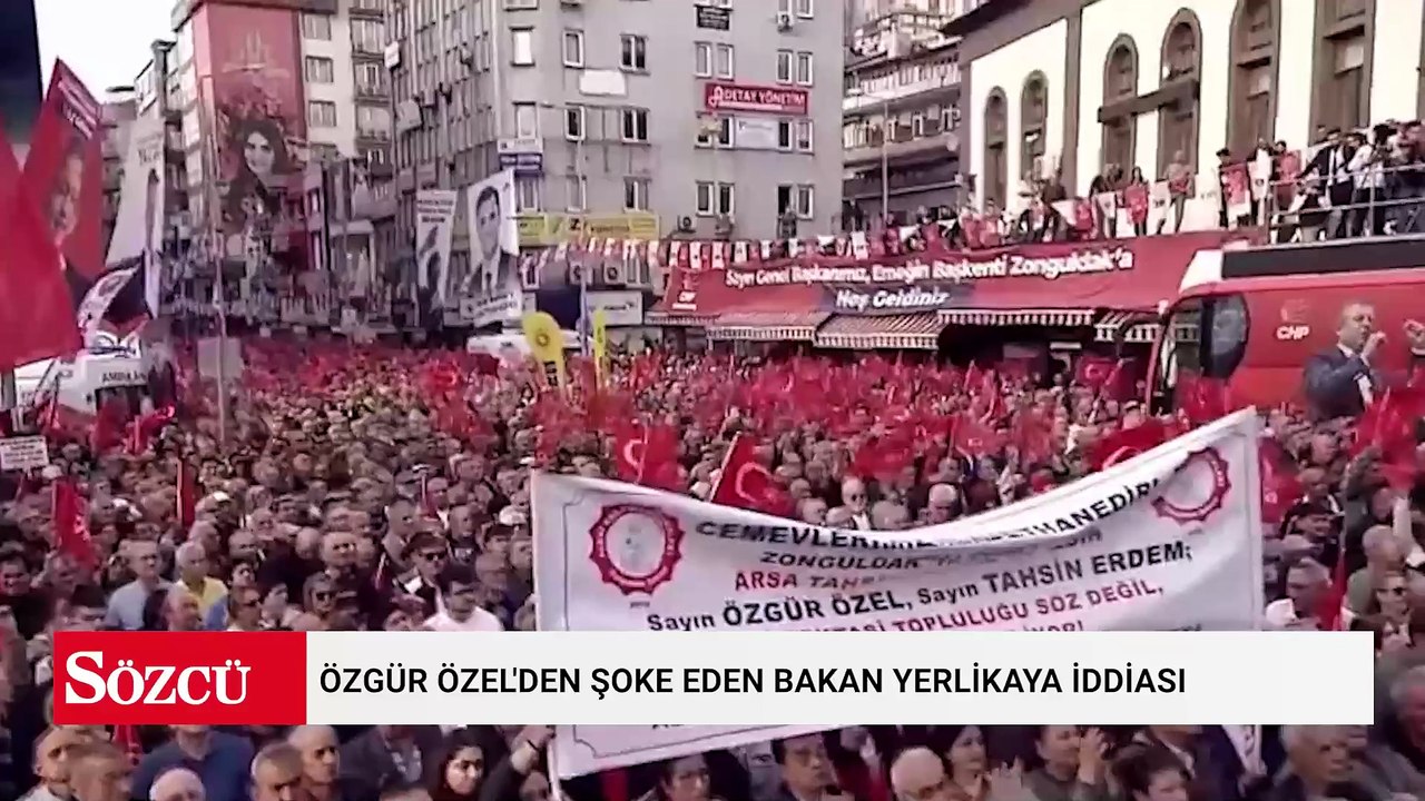 Özgür Özel'den şoke eden Bakan Yerlikaya iddiası