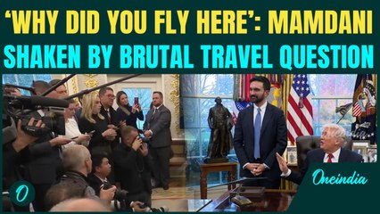 Mamdani BLINDSIDED by BRUTAL Question About Taking Flight to  D.C.- Trump JUMPS IN To Save Him