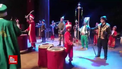 Isparta Erenler Mehteran Takımı'nın gösterisi viral oldu