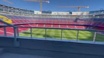 Así luce el Camp Nou antes del estreno ante el Athletic Club