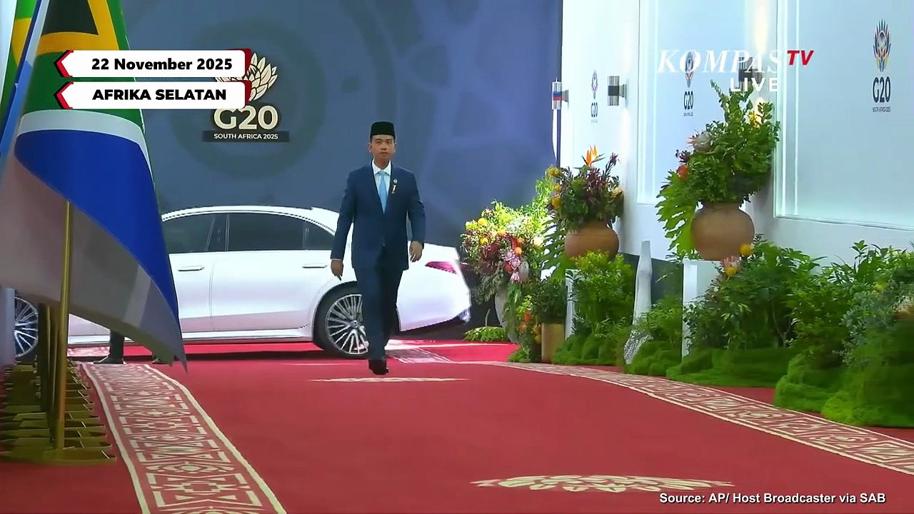 Detik-Detik Wapres Gibran Hadiri KTT G20 di Afrika Selatan, Wakili Presiden Prabowo