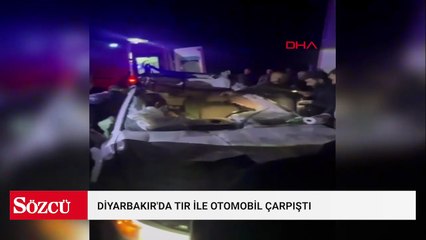 Diyarbakır'da TIR ile otomobil çarpıştı: 2'si ağır 3 yaralı