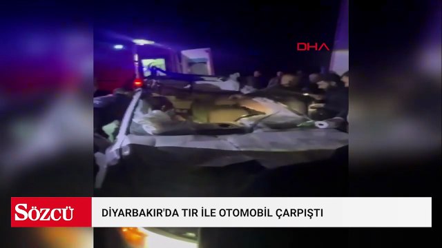 Diyarbakır'da TIR ile otomobil çarpıştı: 2'si ağır 3 yaralı