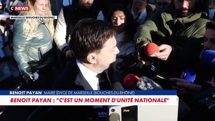 Benoît Payan, maire de Marseille à l'hommage pour Mehdi Kessaci  :  «Face à cette mafia, nous devons nous mobiliser"