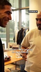 🤩 Les retrouvailles entre le coach et le Ballon d'Or Africain ! Achraf Hakimi et Walid Regragui 👀